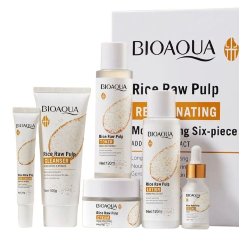 Kit De Lujo Arroz Bioaqua X Uds Bioaqua Magna Cosmetics